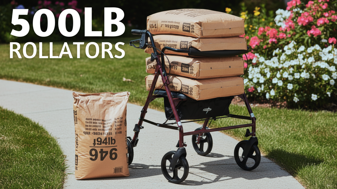 Best Extra Heavy-Duty Rollators Above 500lb for the Holiday Season