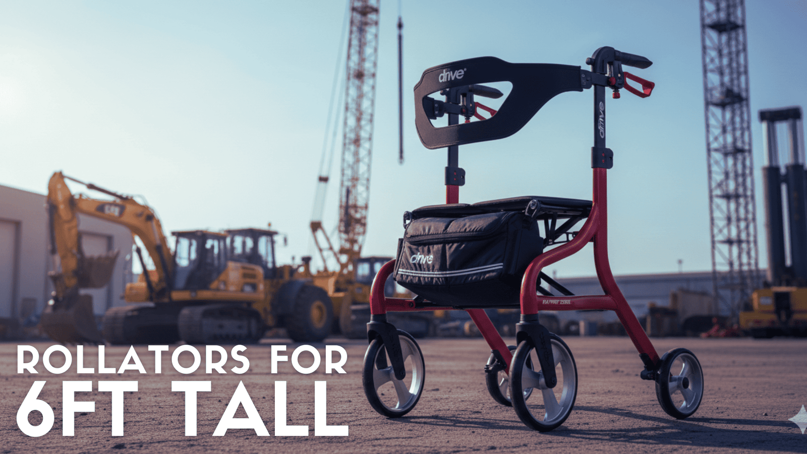 Tall 6 foot rollators